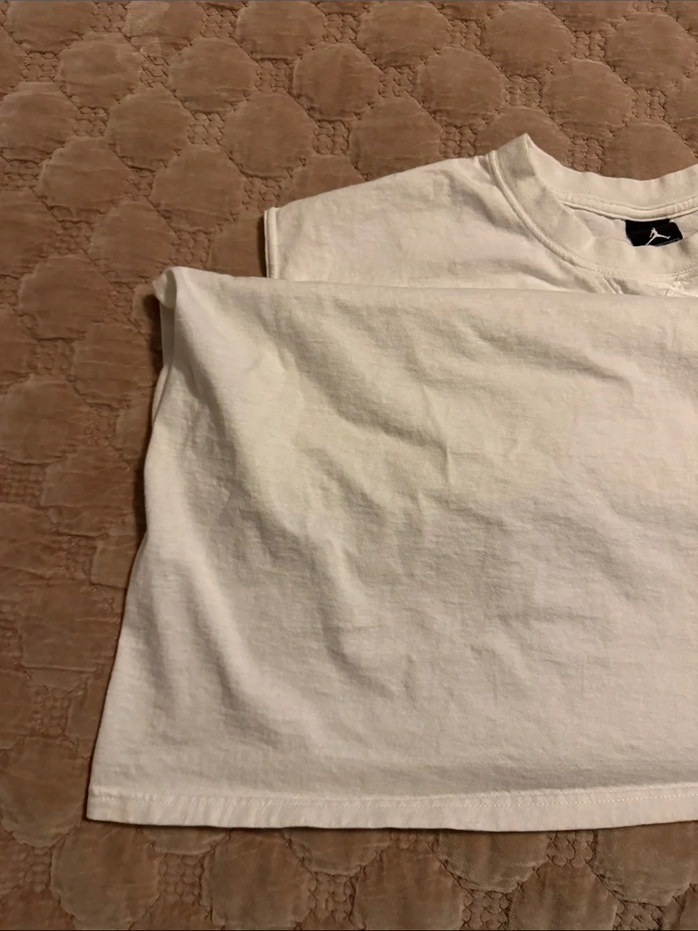 Jordan White sleeveless Tee with Gray 23 and Navy Jumpman